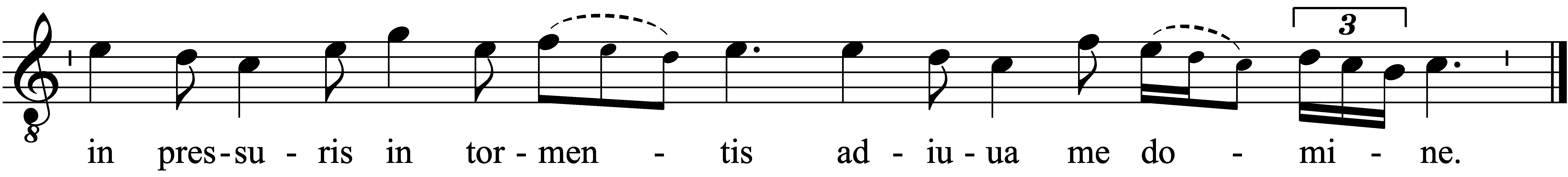 Refrain musical notation